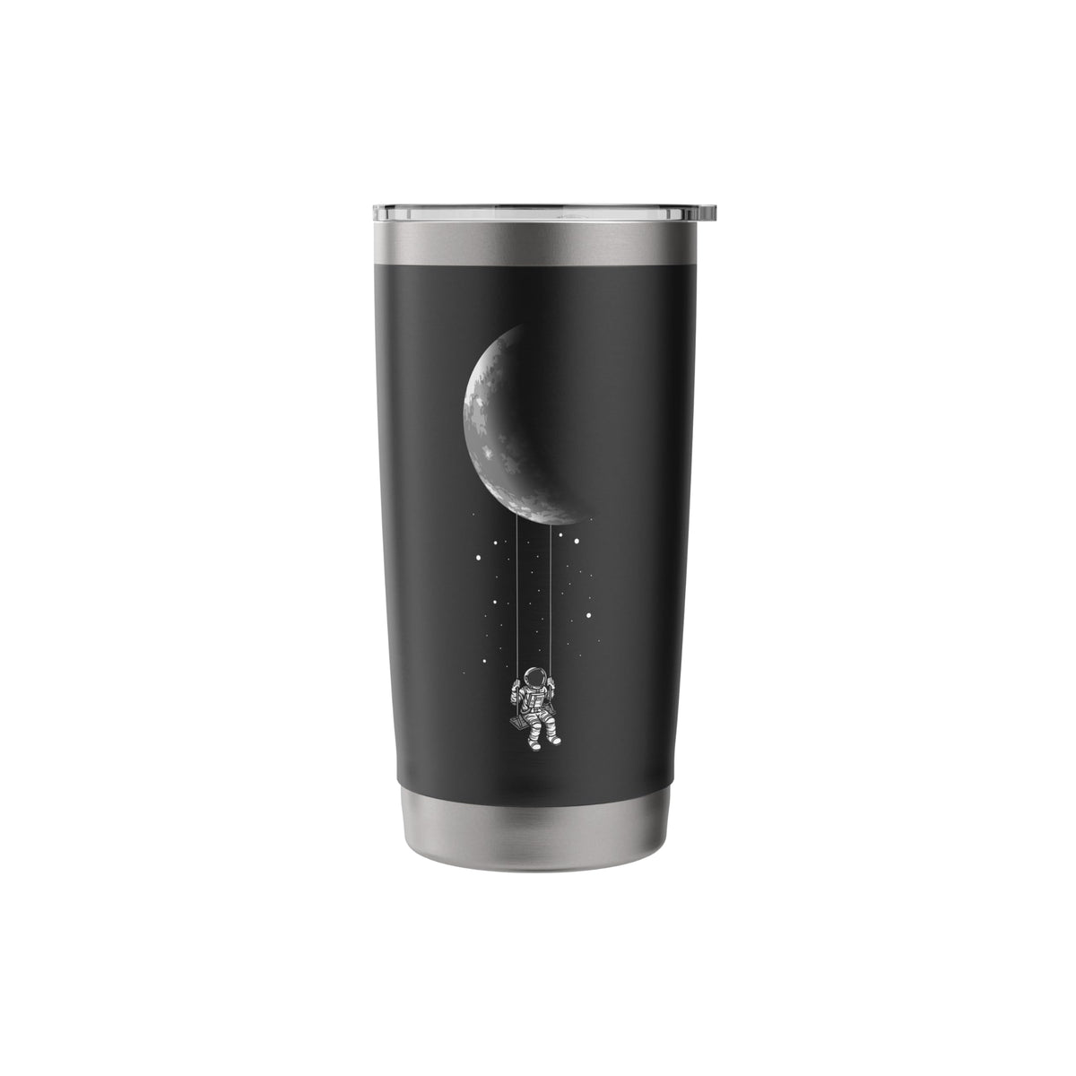 Moon Swing - Stars Galaxy Astronaut Universe Space Stainless Steel Insulated Tumbler