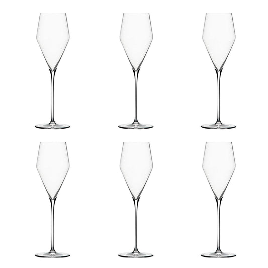 Zalto Denk'Art Champagne Glass Hand-Blown Crystal - Boxed Set of 6