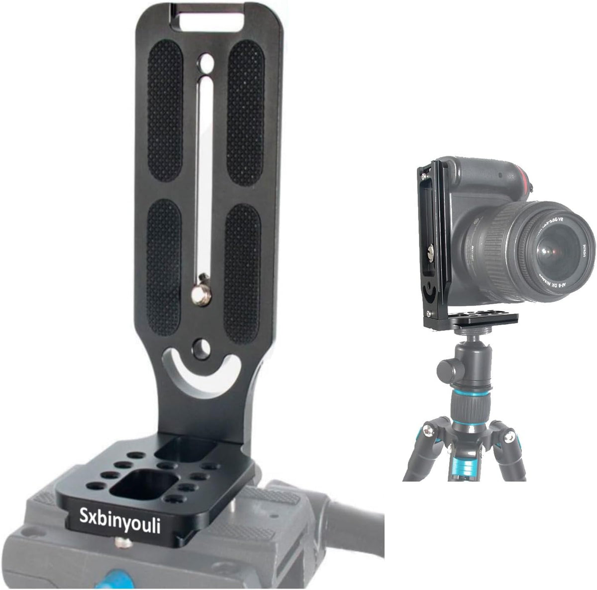 Sxbinyouli DSLR Camera L Bracket,Vertical Camera Mount,Quick Release Plate for Horizontal Vertical Photography