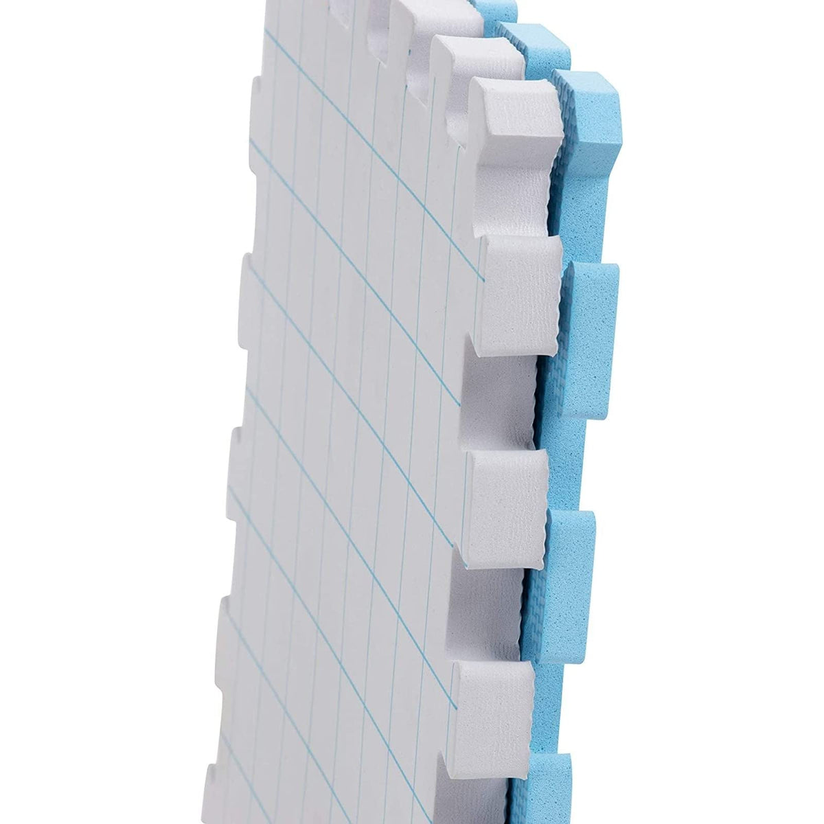 Juvale Foam Blocking Pad Set for Knitting & Crochet - 9-Pack 12.5 x 12.5 in, 0.7-in Thick, Blue - with 200 T-Pins & Storage Bag - Yarn Blocking Kit for Knitting & Crochet