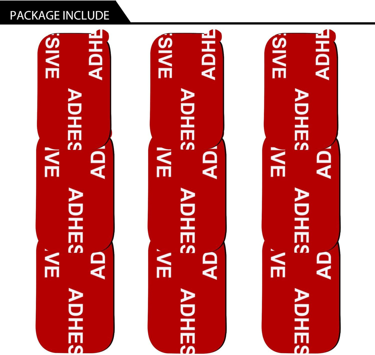 AZXYI 9 Very High Bond Car Adhesive, PCS Dashboard Sticky Adhesive Replacement, Double Sided Sticky Pads Sticker Tapes