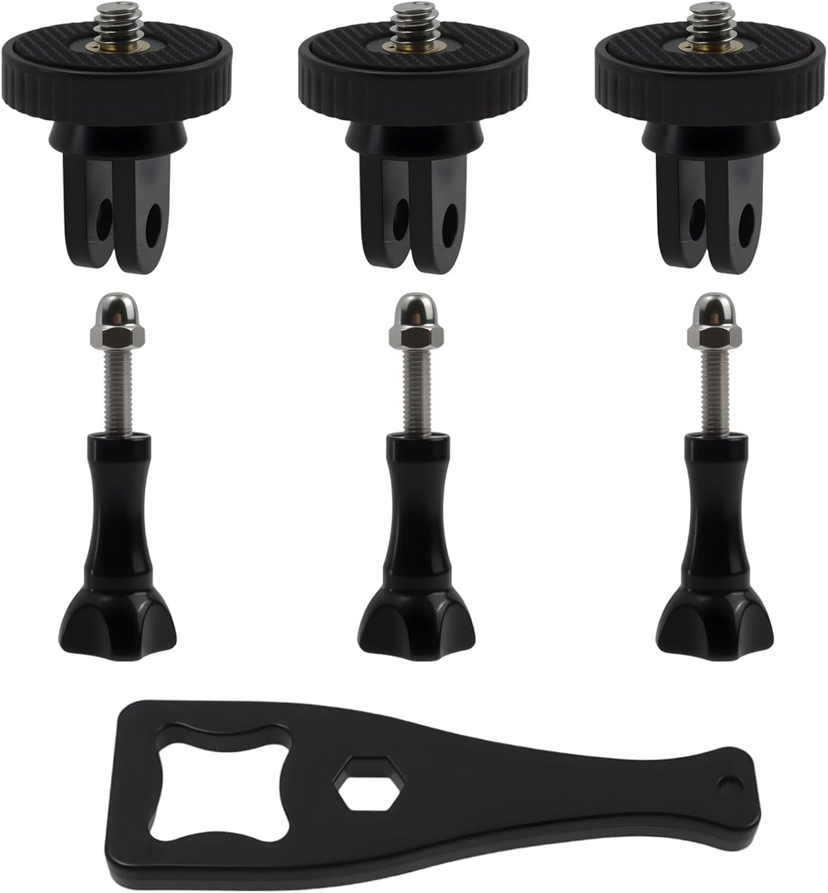 Dedoda 7 Pack 1/4"-20 Insta360 1/4 Aluminum Camera Tripod Adapter Conversion Adapter Mounts Compatible with Screw
