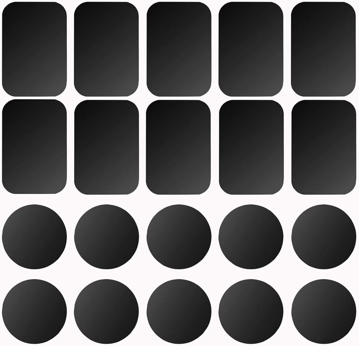 Adhesive Thin Metal Plates(Compatible with Magnetic Mounts)
