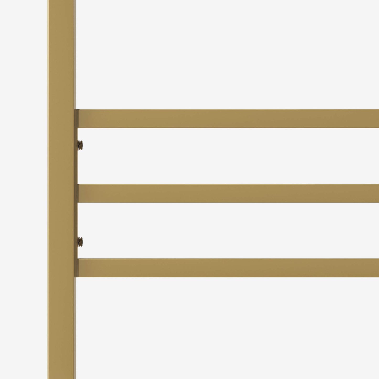 Zinus Patricia Gold Metal Canopy Platform Bed Frame, Mattress Foundation with Steel Slat Support, No Box Spring Needed, Easy Assembly, Queen
