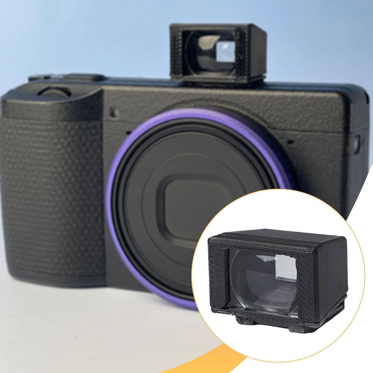 BaotyJie 3 2, 28mm Camera External Optical Viewfinder Direct Replaces Practical Durability Spare Parts Easy to Install