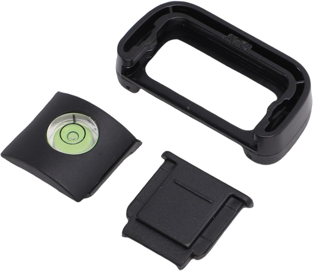 Camera Eyecup Viewfinder Eyepiece, Soft Silicone Eye Cup with Bubble Level and Hot Shoe Cover Protector for Mirrorless