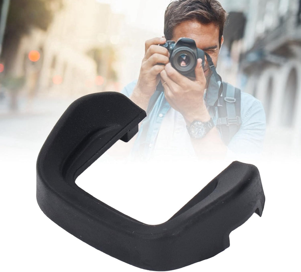 Camera Viewfinder Eyecup ABS with Level Hot Shoe Kit for R Camera - Eye Protection, Level Correction, Dust