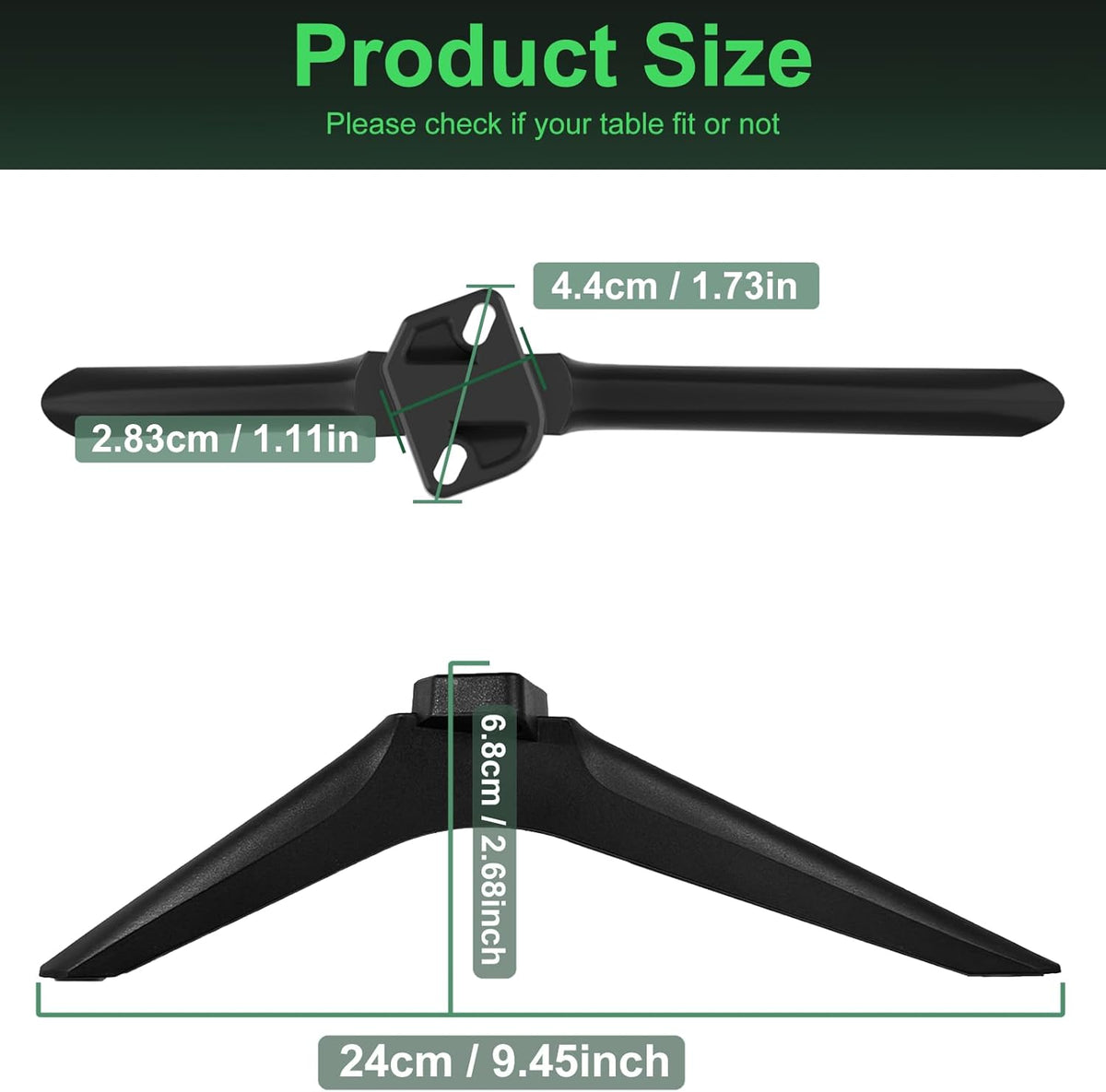 Dinghosen 50R6E3 55R6090G 55R6G 55U6GR5 58R6E3 32H4030F3 65R6090G5, TV Stand for Hisense TV Legs, TV Stand Legs
