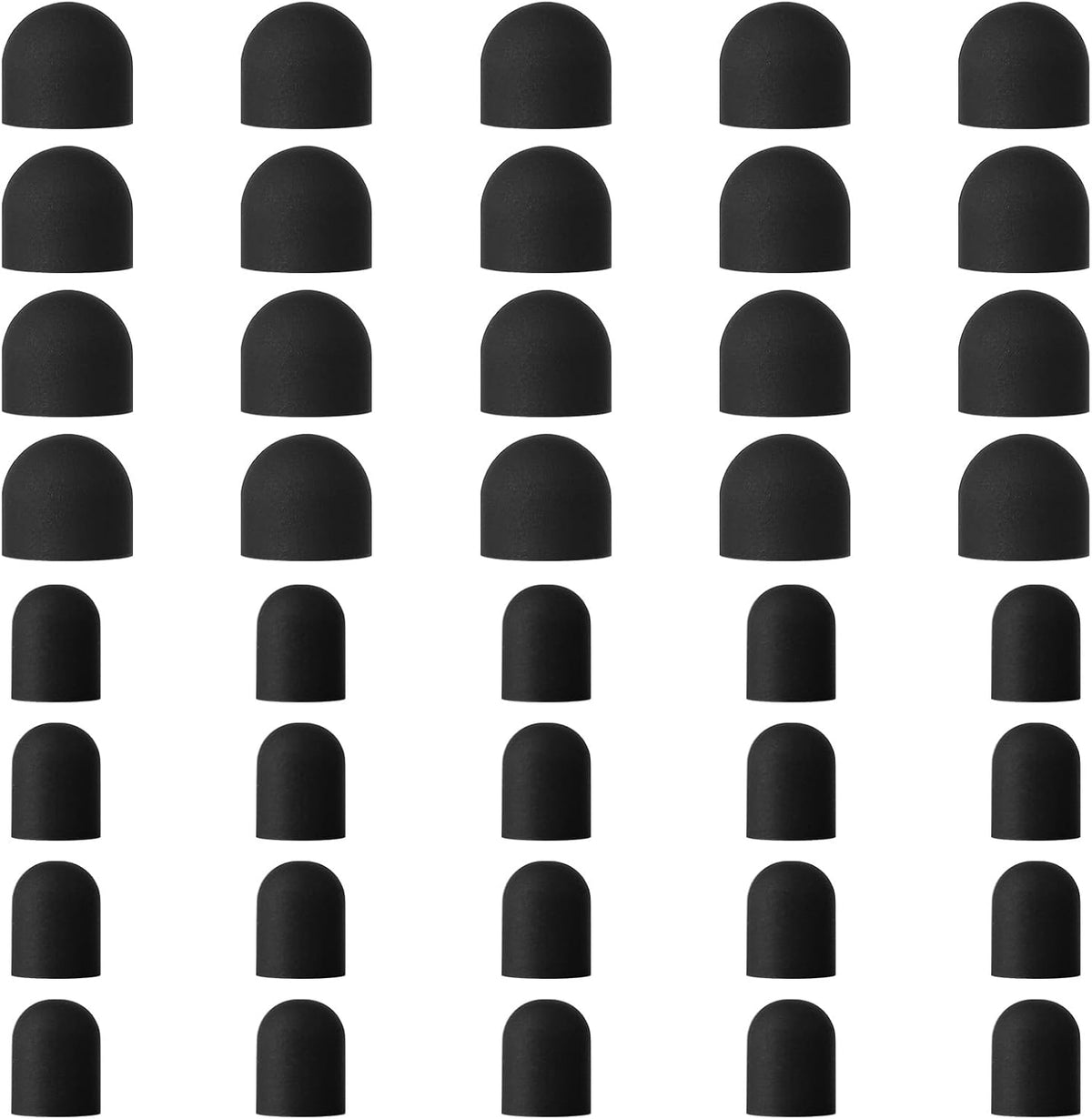 Bremorou 40 Pcs Stylus Tips Replacement Tips Only Pencil Rubber for Stylus Pens Soft No Scratches Sensitivity
