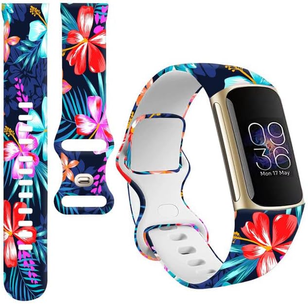 Sport Bands Compatible with Charge 6 /Charge 5 for Women Men,Soft Waterproof Replacement Straps Wristbands for Charge Advanced Fitness Tracker