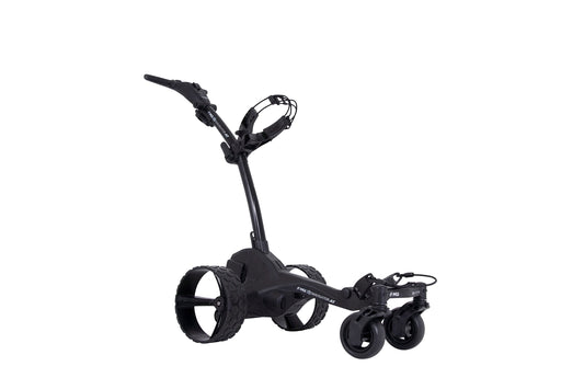 MGI Zip Navigator All Terrain Electric Golf Cart - 36 Hole Lithium Battery - Remote Control - Accessories Included (Drink, Umbrella, & GPS-Phone Holder), Black