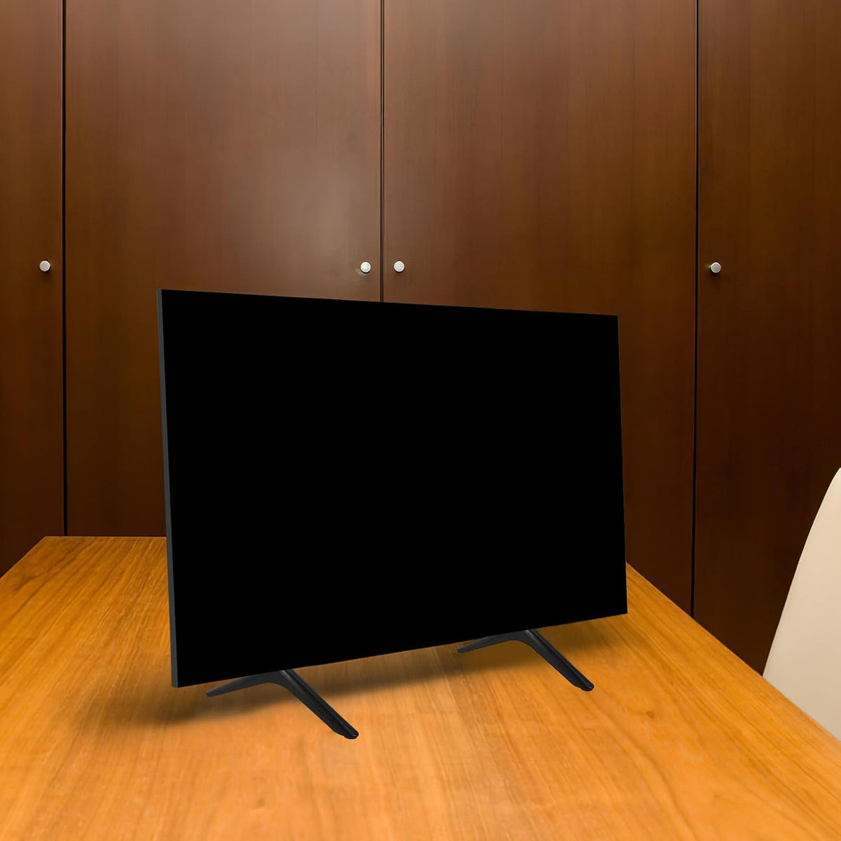 SEWACC Replacement Tv Stand Base with Screws Metal Tv Holder Bracket for Desktop Use Suitable for Flat Screen