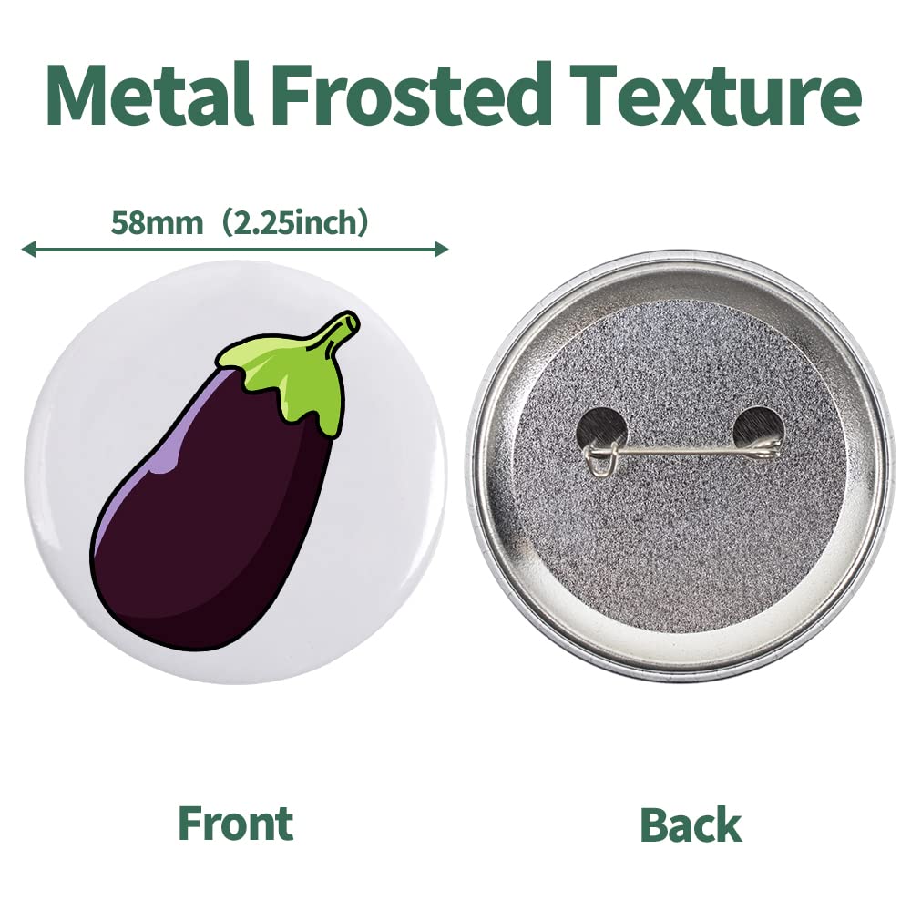 Mostme 200 Sets 2.25 inch Button Maker Supplies, 58mm Button Supplies Parts Badge Part, Buttons Making Supplies, Includes Metal Pin Back Cover, Metal Shells, Blank Paper&Clear Film