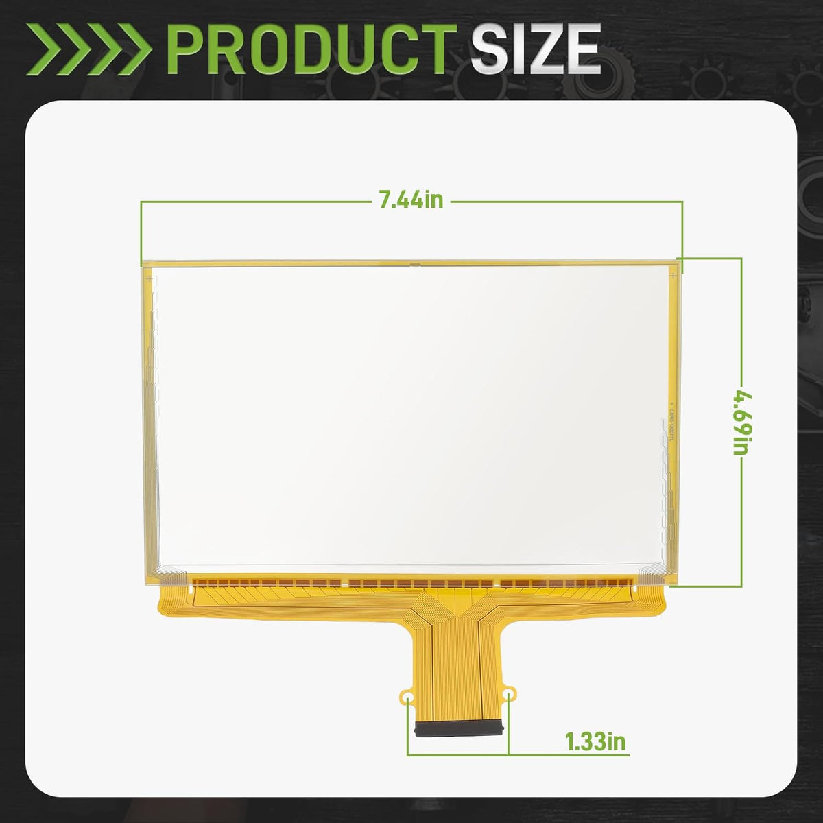 CARBBIA DJ080PA-01A 8" 55 DJ080PA-01G Touch Screen Glass Digitizer Pin Touch Screen Compatible with Chevrolet