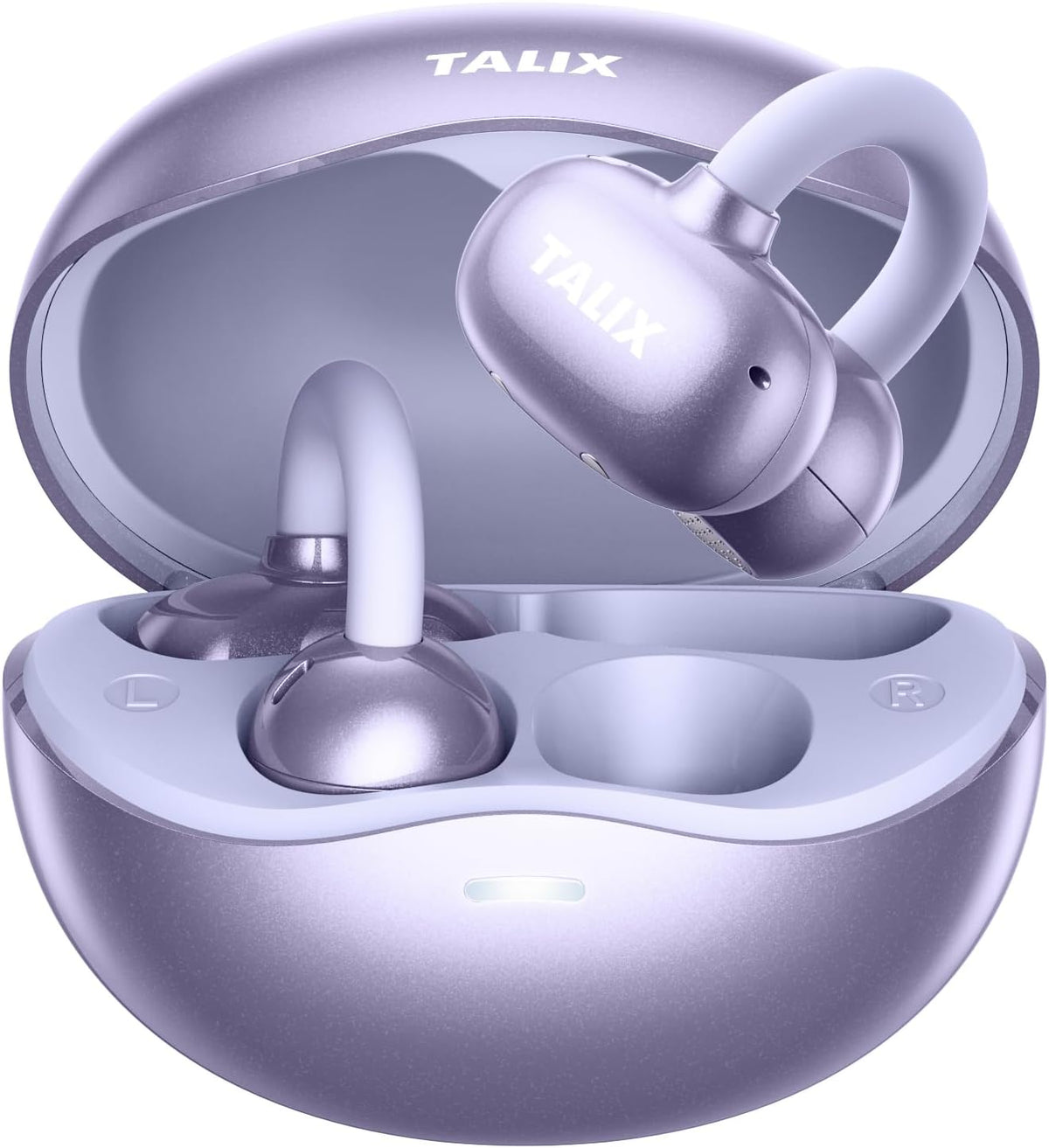 X6, 5.4 26H TALIX Ultra Open Ear Earbuds Clip-On Headphone with Directional Sound, Ultra-Light Comfort Fit, Bluetooth