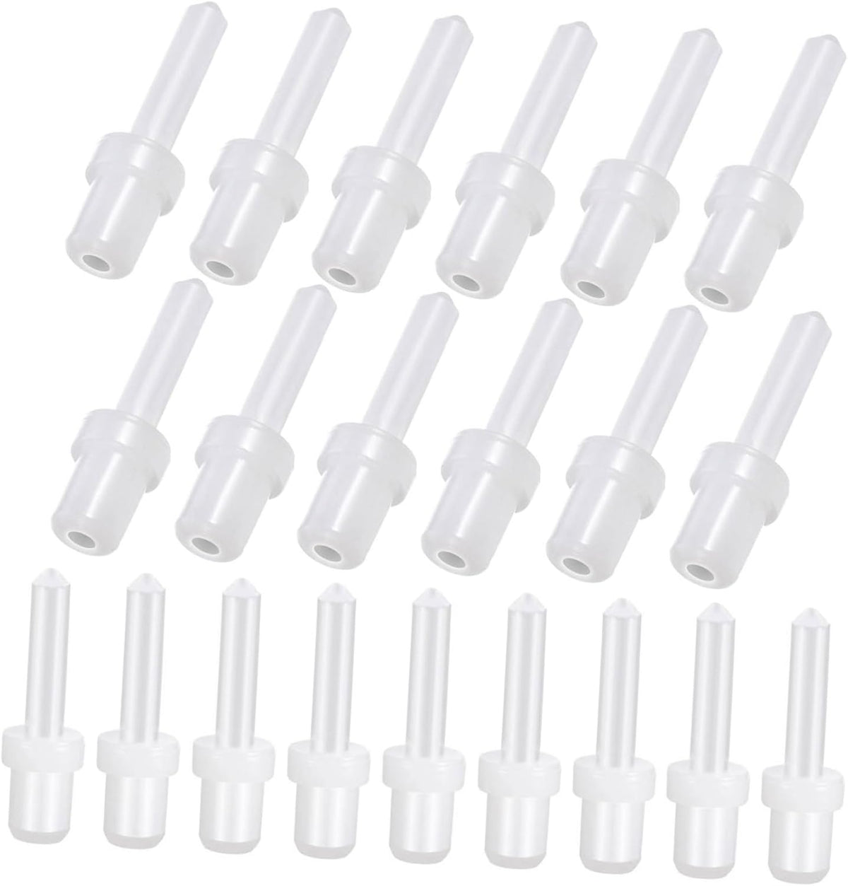 Skiennix 60Pcs Plastic Louver Pins Replacement Kit - Durable Telescopic Design for Plantation Shutters