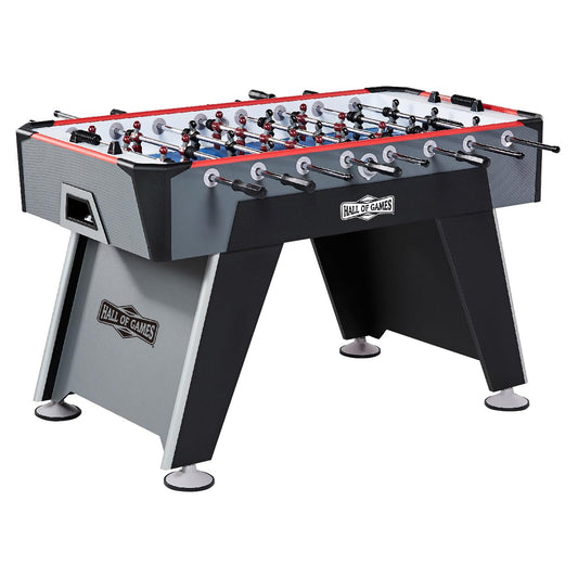 Hall of Games 56" Arcade Foosball Table, Black/Grey