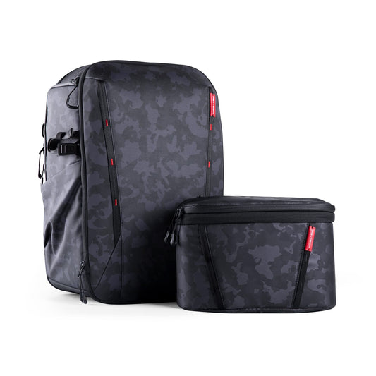 PGYTECH OneMo 2 25L-33L Camera Backpack with Shoulder Bag for 16“ Laptop for Photographers, Waterproof DSLR Backpack for Canon/Nikon/Sony, Drone Back for DJI Mini 3 Pro/Mavic 3/ FPV(Olivine Camo)