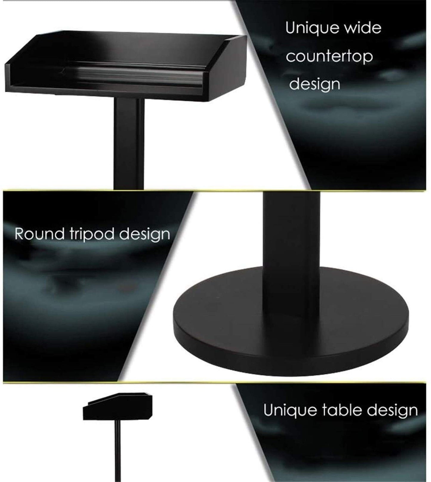 Lectern Podium Stand, Lectern Podium Free-Standing Floor Standing Pulpit Hotel Restaurant Entrance Podium Welcome Table Speaking Stage Master of Ceremonies