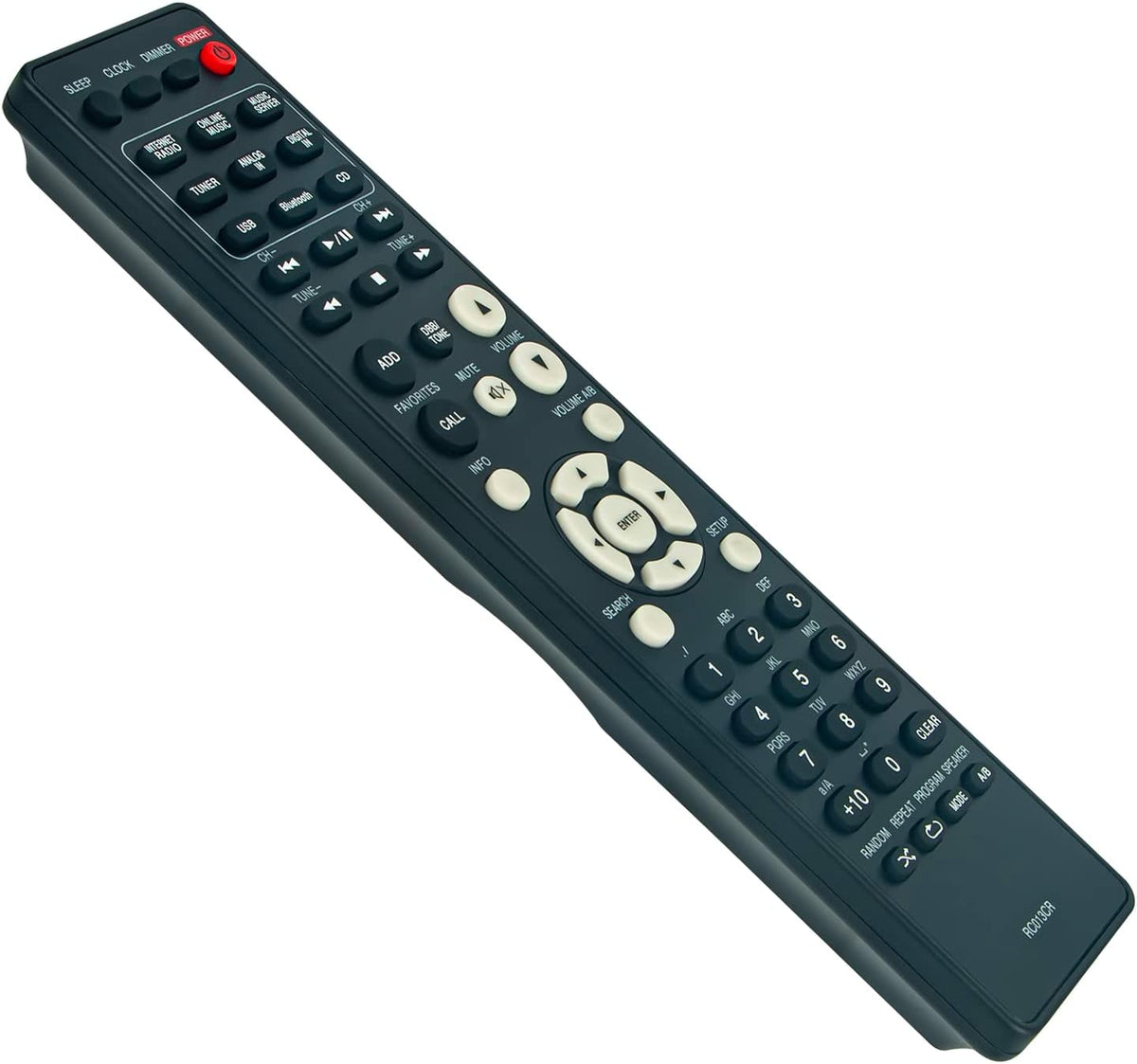 ECONTROLLY RC013CR M-CR611 M-CR611U Replacement Remote Control Compatible for Marantz Car Receiver Network CD Receivers