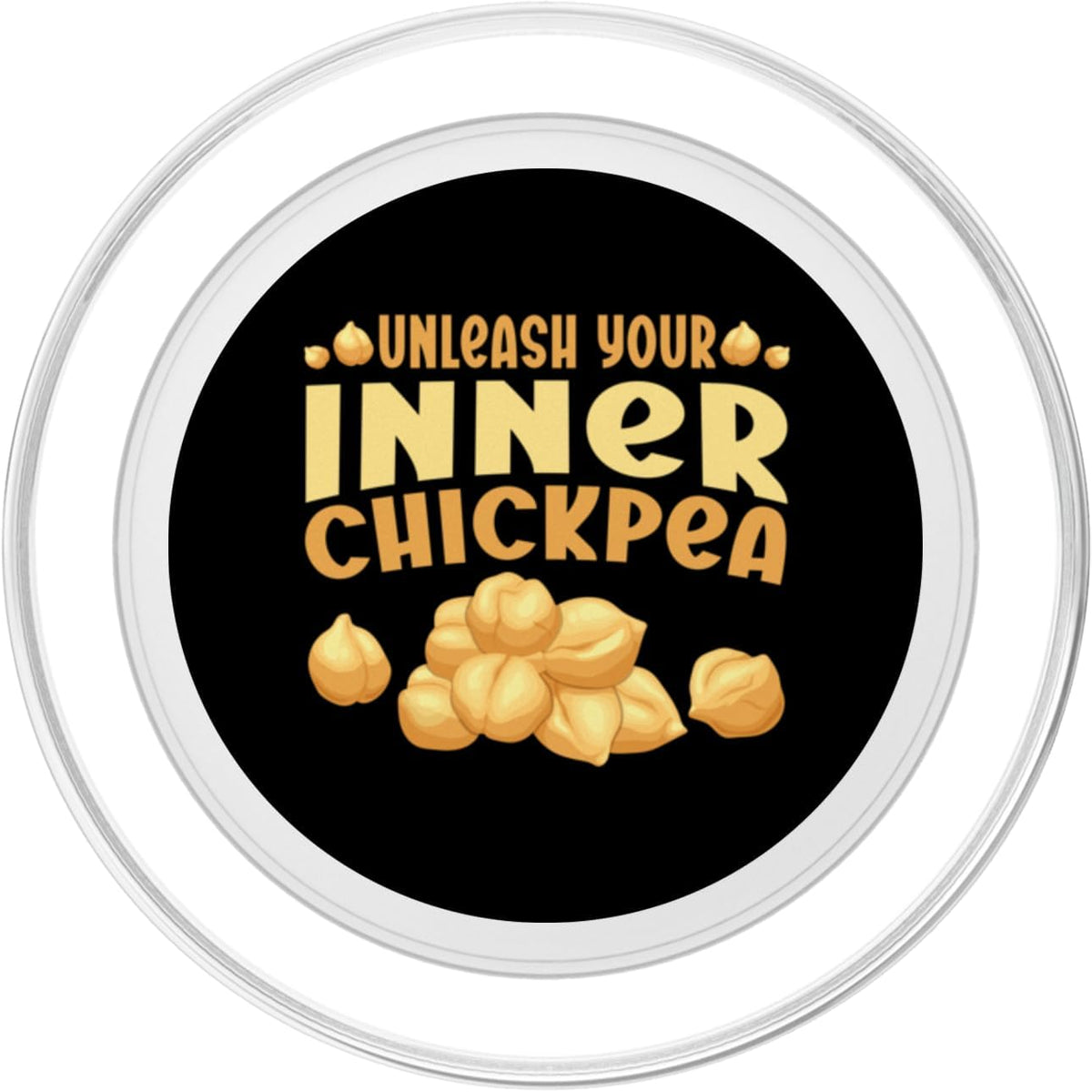 Chickpeas National Chickpea Day Chickpea PopSockets MagSafe PopGrip for iPhone