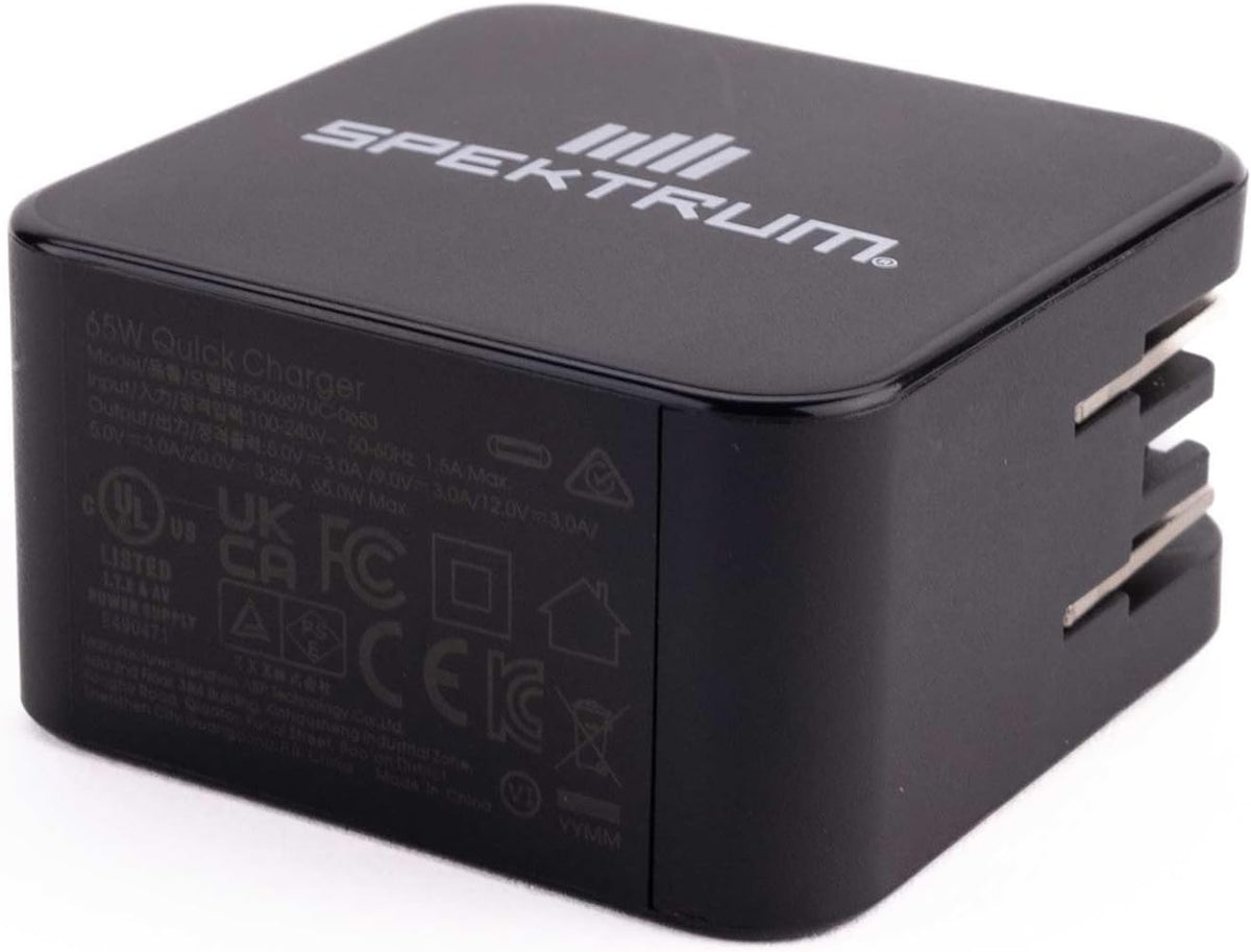 Spektrum 65W SPMX-1027 Accessories USB-C GaN Power Supply