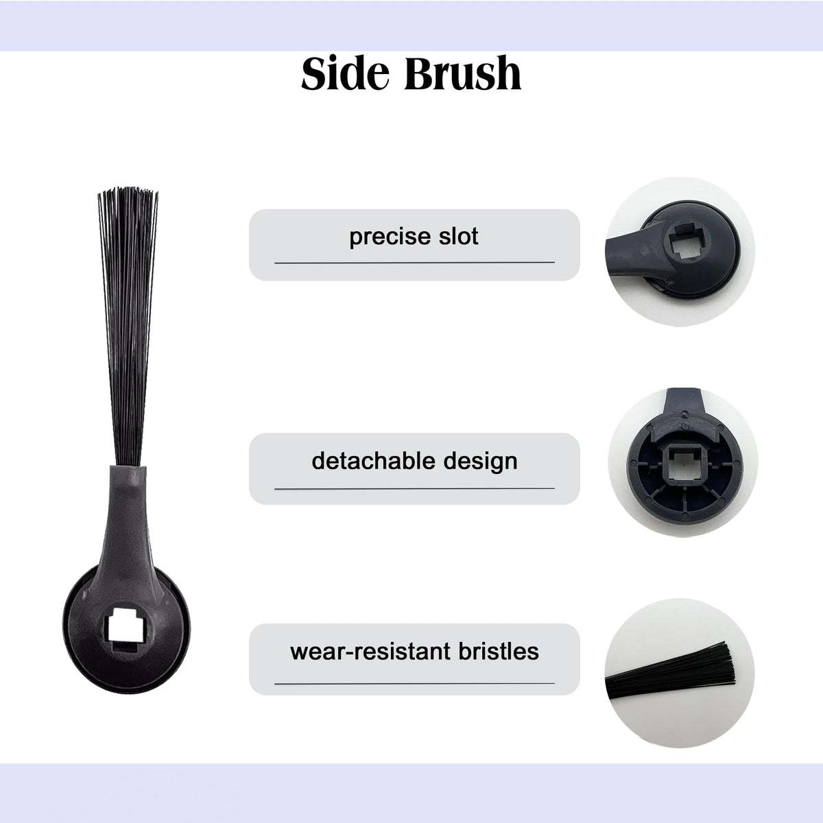 Replacement Parts for Shark Matrix Plus 2- in-1/AV2613WA Robot Vacuum Cleaner. 1 Brushroll, 2 filter cotton, 2 Black filter, 2 Orange filter,1 filter Mesh, 3 Mop Pads, 6 Side Brushes.