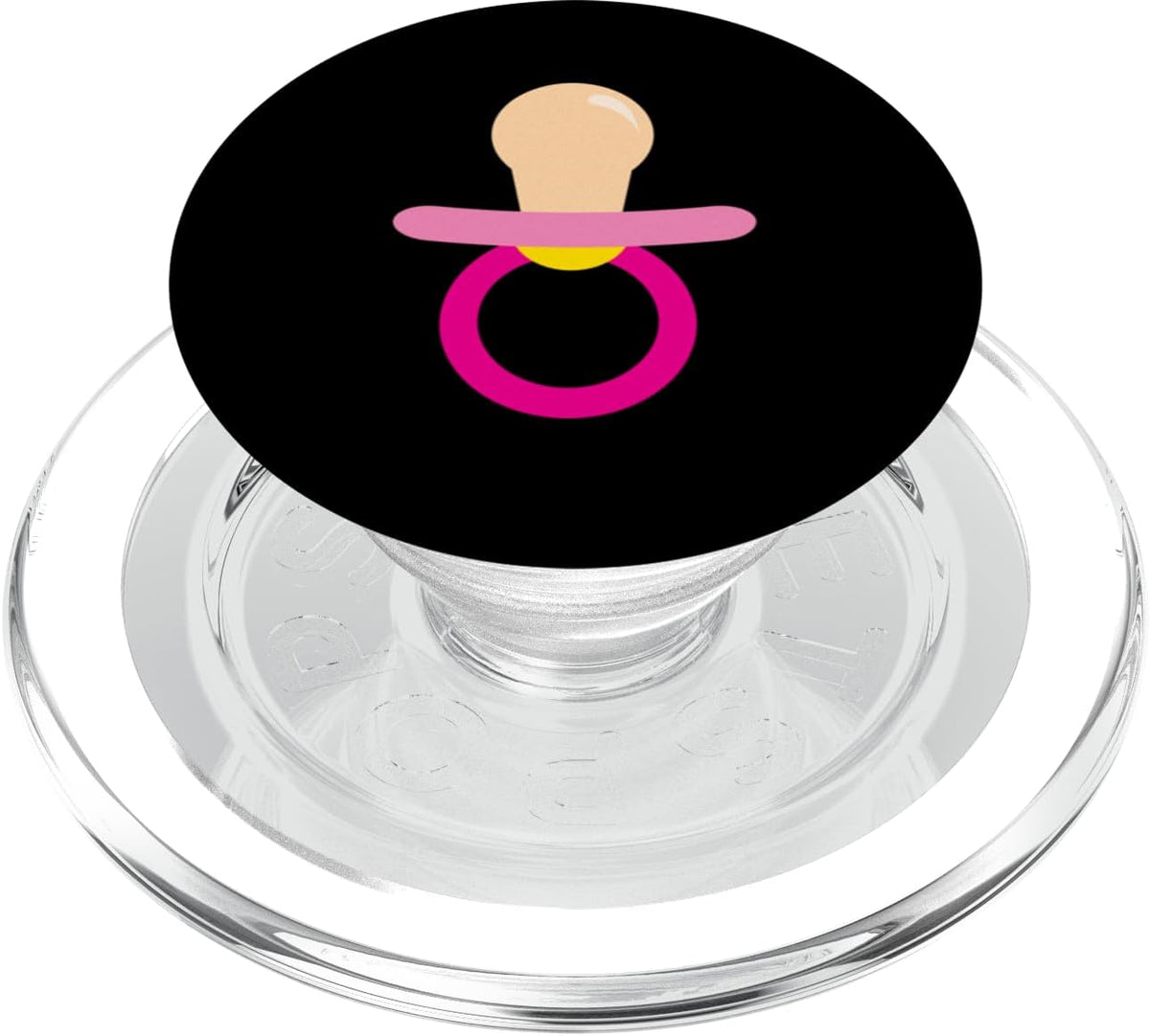Baby Pacifier Pink Cute Funny Childs Kids Gift Baby Pacifier PopSockets MagSafe PopGrip for iPhone
