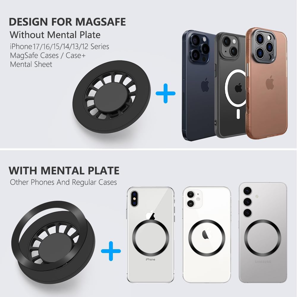 Being Up 2014-2019 20 17/16/15/14/13/12/Mini Highlander Phone Mount, Fit for Toyota Highlander Accessories, Magnetic