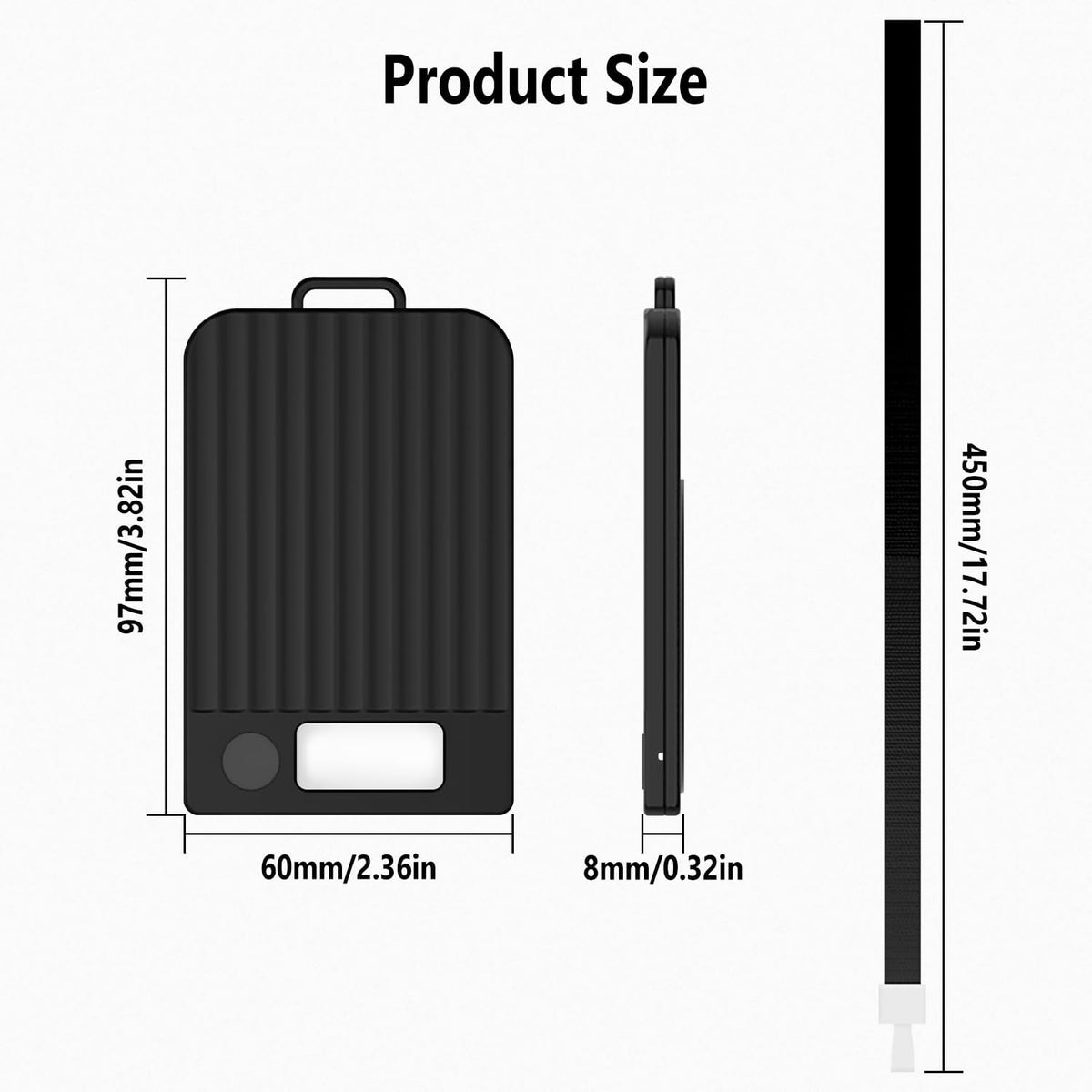 Geiomoo 2025, PC Case for Plaud Note Pro AI Voice Recorder Flexible Scratch Resistant Protective Cover (Black)