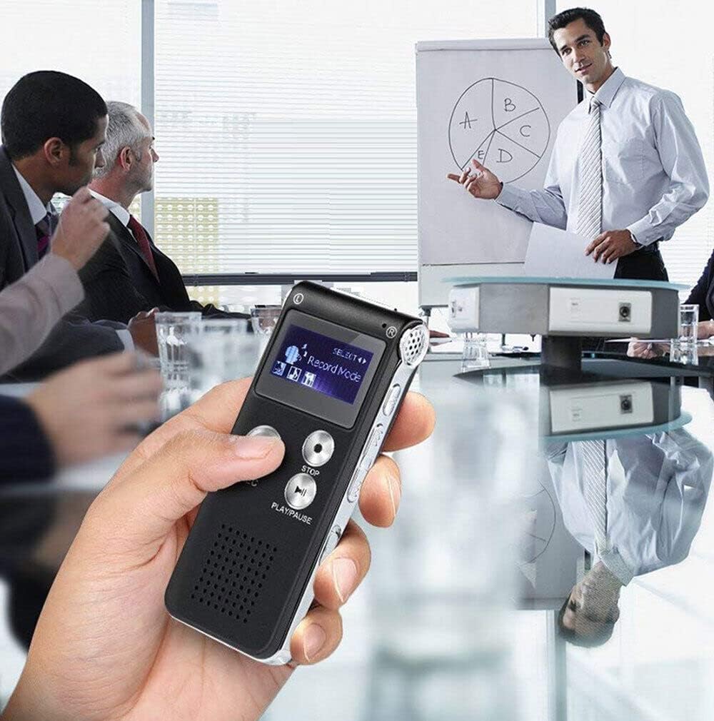TEAMWILL 8GB Paranormal Ghost Hunting Equipment Digital EVP Voice Activated Recorder USB US (Wine Red)