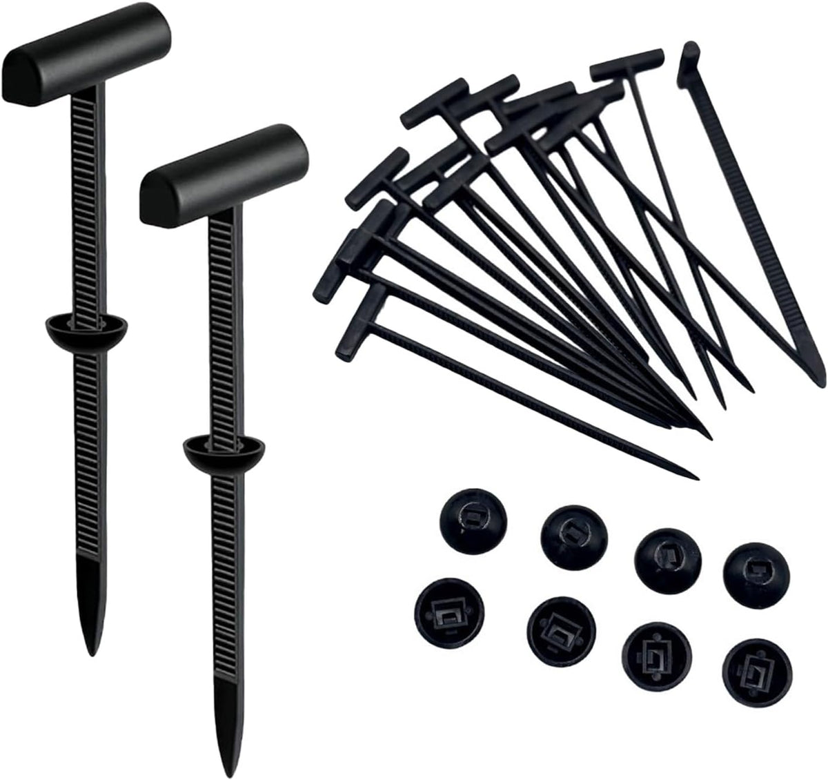 FENXHAPY 150PCS Heavy Duty Nylon Universal Cable Tie Buckle Reusable Snap Fit Fastening Clips For Car Repairs