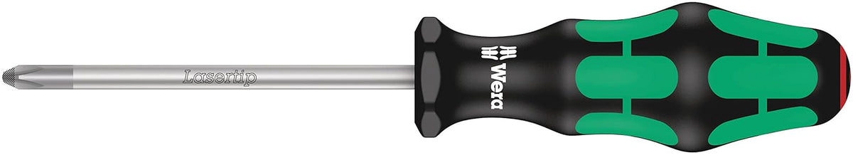 WERA Screwdriver Set - 6 Piece Laser Tip Precision Tools for Enhanced Grip and Control