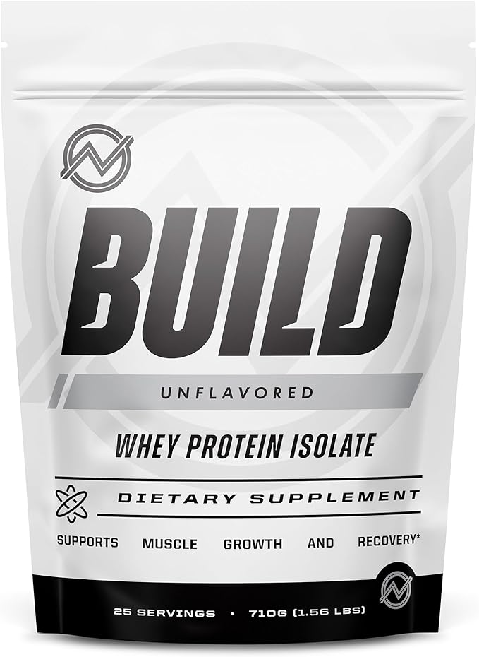 Outwork Nutrition Whey Isolate Protein Powder - Accelerates Muscle Building & Recovery - Low Lactose, Gluten-Free - Post Workout Supplement - Enhanced Protein Synthesis, Unflavored, 1.56lbs