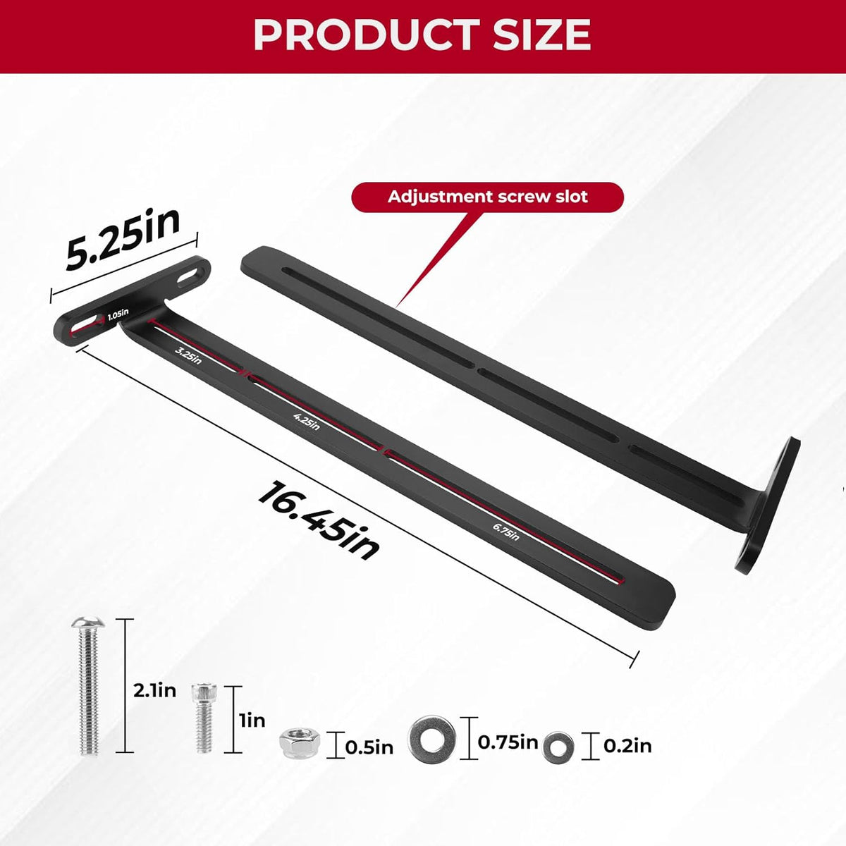 Jerbor SE18, SE26, SEB26, SEDS32 Golf Cart Soundbar Mounting T-Bracket for Soundbars,Golf cart Audio System Mount,Golf