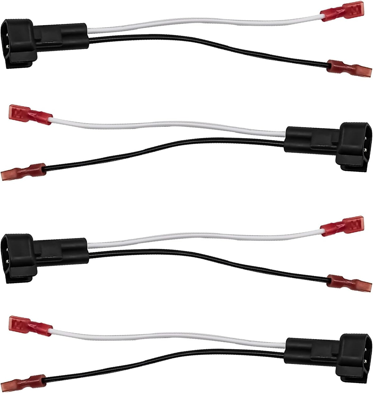 BSAMZO 4Pcs 72-5600 F150 F250 Speaker Harness - Car Front Rear Door Speaker Wire Harness Replacement for Ford Escape