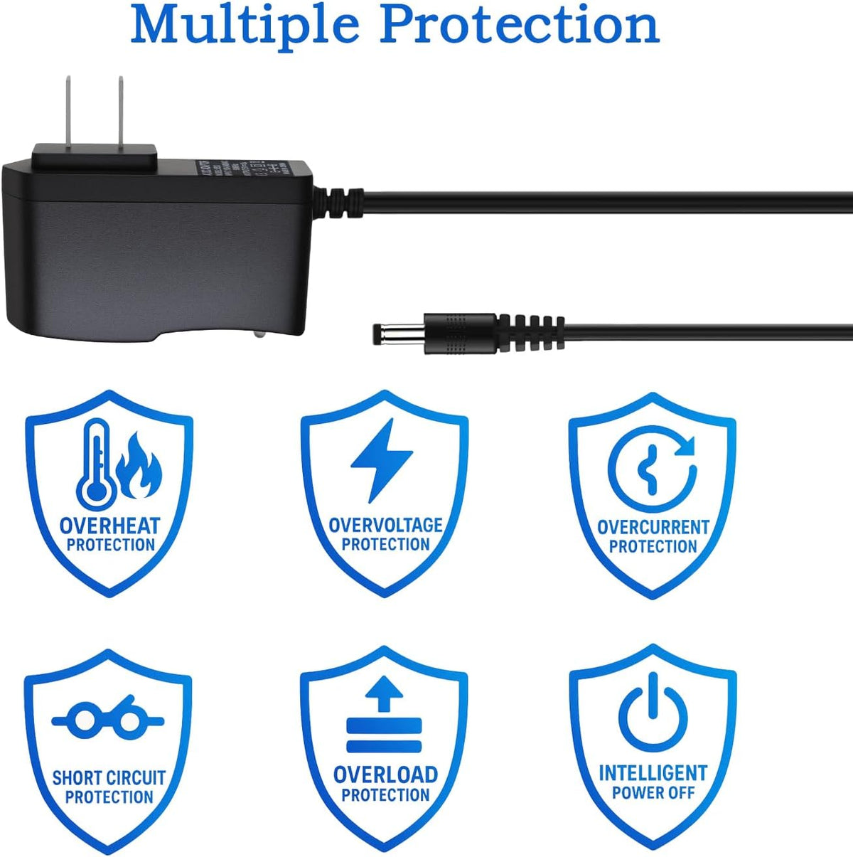YiKaiEn 4.2V 2A 100-240V 5.5x2.5mm 3ft Lithium Battery Charger Power Supply AC to DC Adapter with Center Positive Plug