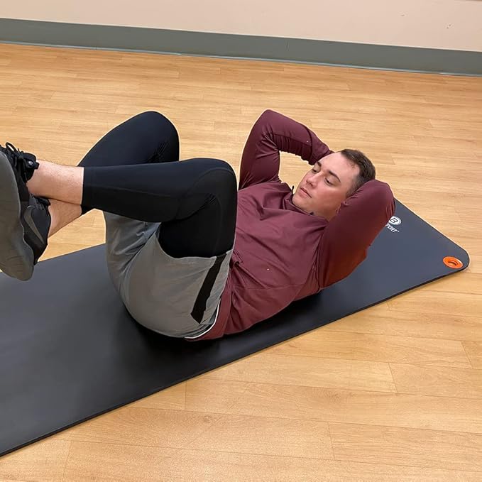 Body Sport Non-Slip Exercise Mat for Men & Women, Thick Foam Surface for Yoga, Pilates, Fitness & Aerobic Workouts