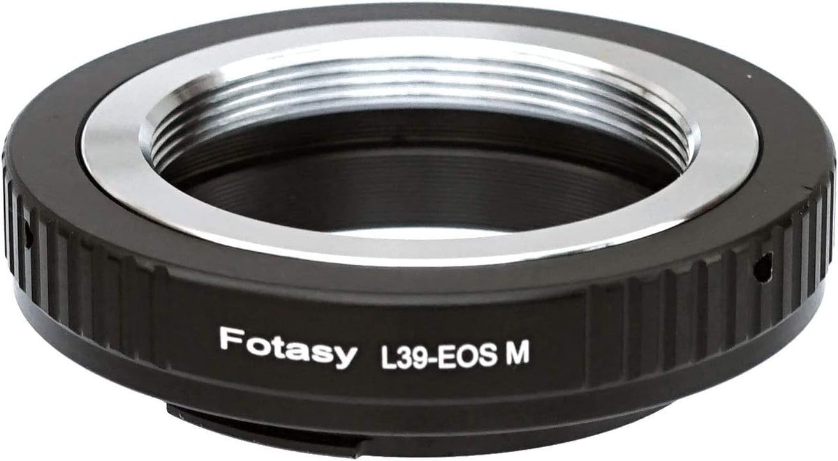 Fotasy M39 L39 39mm M1 M2 M3 M5 M6 M6 M10 M50 M100 M200 Leica Lens to Canon EF-M Mount Adapter, LTM Lense EFM EOS M