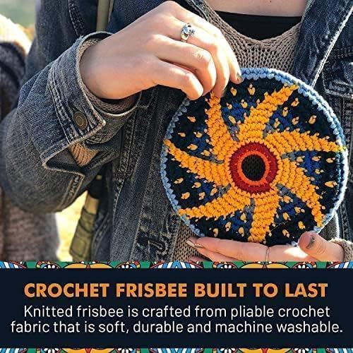 Buena Onda Indoor Flying Disc - 7'' Flexible Sport Disc for Indoor and Outdoor Play - Amazing Handmade Quality from Guatamala - Pocket Discs are Played in Over 20 Family Fun Games