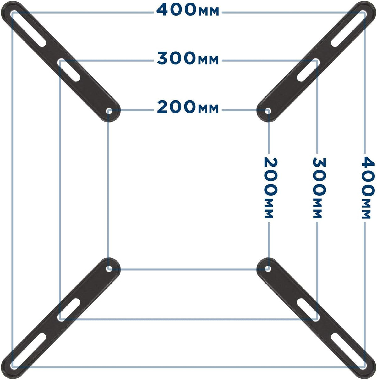 Mount-It! 200x200 mm 400x200 400x400 mm 32 Inch 55 Inch VESA Mount Adapter Kit | TV Wall Mount Bracket Adapter Converts