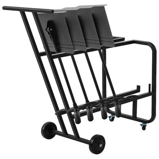 Music Stand Storage Cart for 12 Melody Music Stands Metal Portable