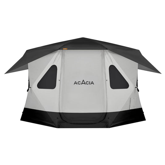 Space Acacia Lite Camping Tent | 4-8 Person Pop Up Tents for Camping | Lightweight & Durable Beach Tent | Level 7 Wind Resistance, UPF 50+ | Quick Setup for Camping & Backyard, Moonstone