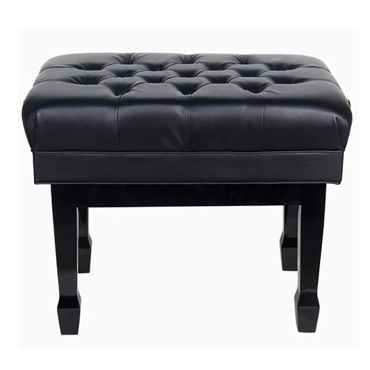 ZOCWJK Piano Stool Dressing Table Stoolwooden Piano Bench Soft Leather Padded Stool Solid Wood Frame Large(