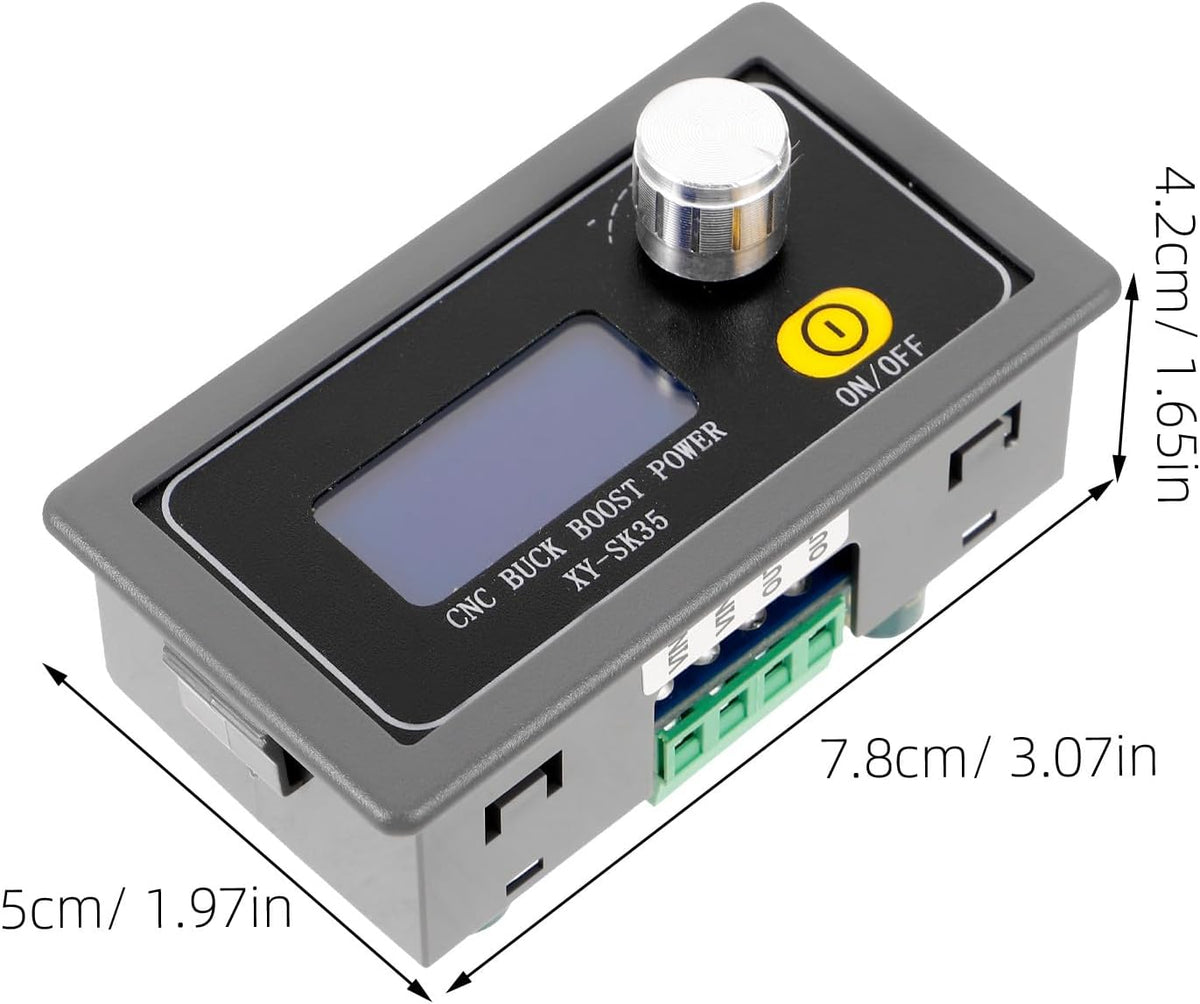 Toddmomy Adjustable Buck Converter Voltage Regulator Power Module Portable Dc Solar Charge Controller Constant Voltage