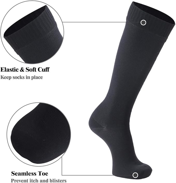 Waterproof Socks, Men Women Knee High Hiking Kayaking Socks 1 Pair