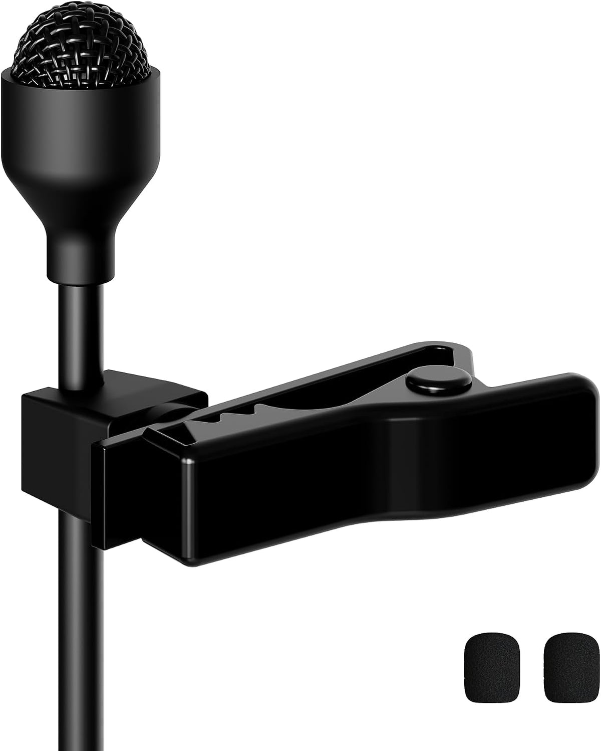 J K 044 1/8" Pro MIC-J Lavalier Lapel External Microphone Designed Compatible with Zoom TASCAM Recording Devices