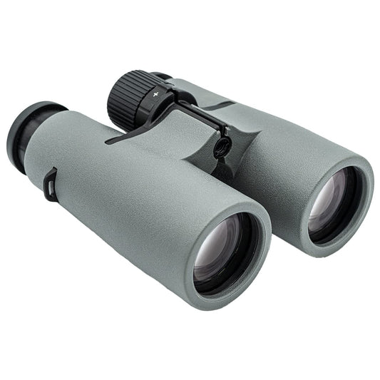 COVERT SCOUTING CAMERAS 8X42 Binocular (CC0081) ED (Extra-Low Dispersion) Glass, BAK-4 Phase-Corrected Dielectric Coated Roof Prisms, Scratch Resistant, Waterproof, Fog Proof, Shock Resistant, Gray