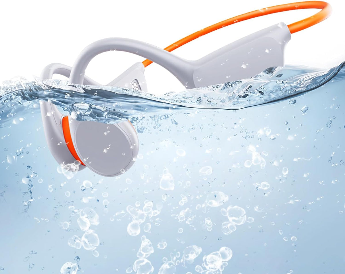 Swimming 5.3 lPX8 Swimming 32GB MP3 Atopskins Waterproof Bone Conduction Headphones Bluetooth Underwater Waterproof