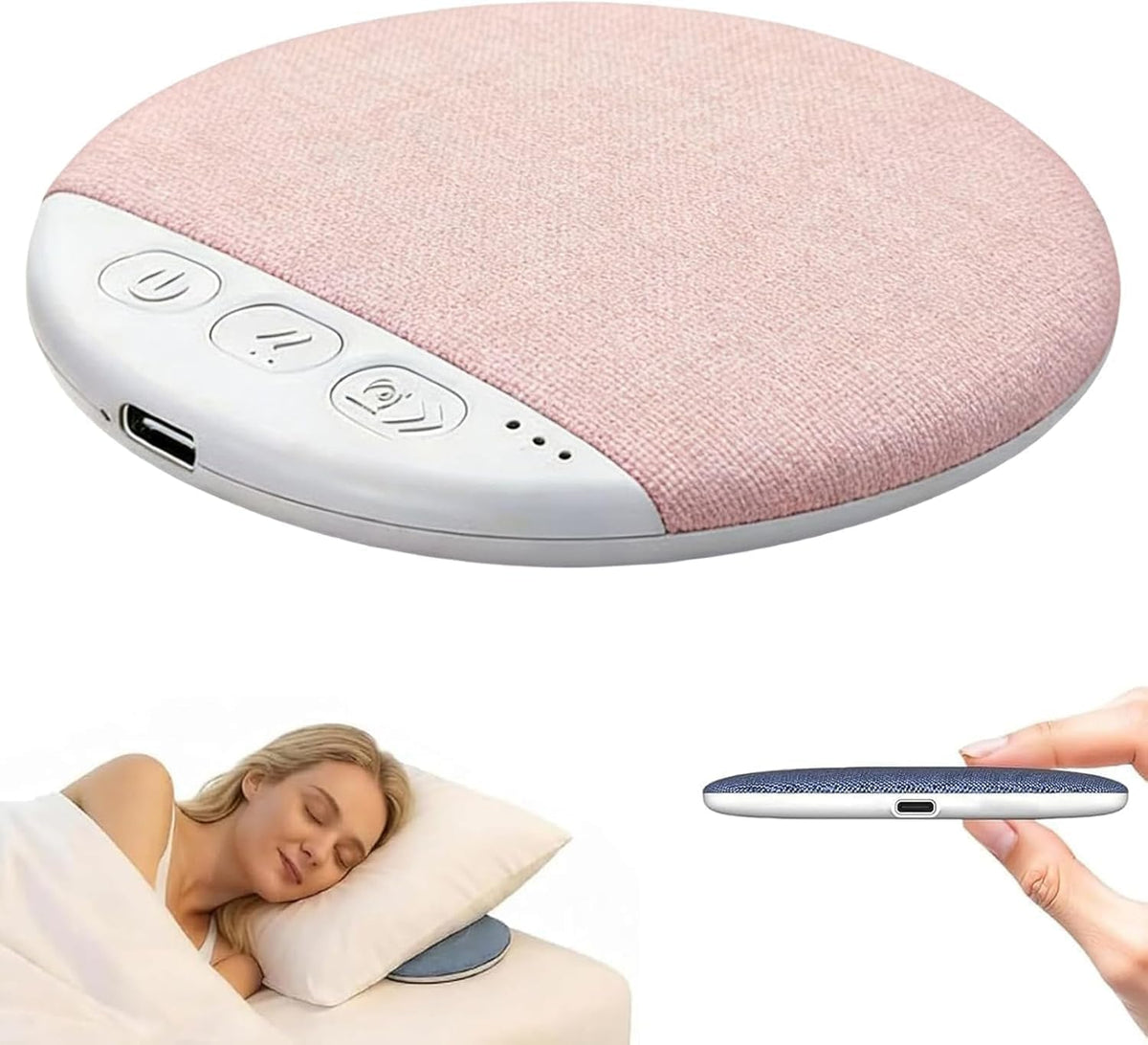 Generic Bluetooth Under Pillow Speaker, Mini Portable Under Pillow Speaker for Sleeping,Ultra Thin Pillow Speakers